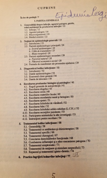 Boli infectioase si epidemiologie Constantin Bocarnea