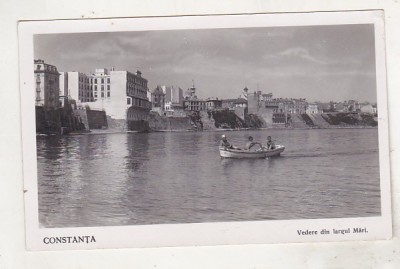 bnk cp Constanta - Vedere din largul Mari - necirculata interbelica foto