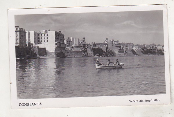 bnk cp Constanta - Vedere din largul Mari - necirculata interbelica