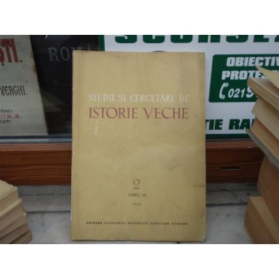 Studii si cercetari de istorie veche vol.2 tomul 16 1965 , Em. Condurachi foto