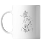 Cana alba personalizata &quot;My pretty mug&quot;, INOVATIX&reg;. 330ml