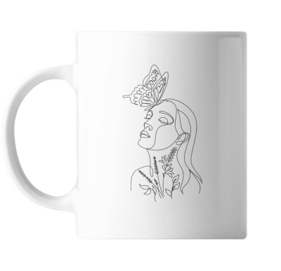 Cana alba personalizata &amp;quot;My pretty mug&amp;quot;, INOVATIX&amp;reg;. 330ml foto
