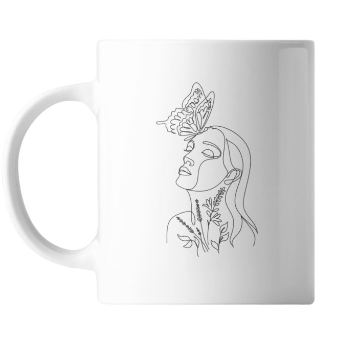 Cana alba personalizata &quot;My pretty mug&quot;, INOVATIX&reg;. 330ml