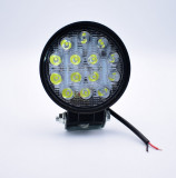 Proiector LED Auto Offroad Rotund 42W Tractor Suv Atv Moto Barca Camion