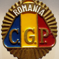 I.861 ROMANIA CUC/INSEMN SAPCA CASCHETA/INSIGNA CORPUL GARDIENILOR PUBLICI