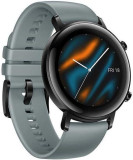 Smartwatch Huawei Watch GT 2, Procesor Kirin A1, Display 3D AMOLED HD 1.2inch, 16MB RAM, 4GB Flash, Bluetooth, GPS, Carcasa Otel, Bratara Silicon 42mm