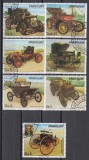Paraguay 1986 - Centenarul automobilelor, Serie + Timbrul din Bloc (!), SET COMPLET, Ștampilat