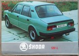 Pliant prezentare autoturism Skoda 120 L