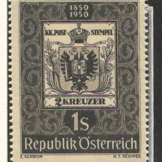 Austria 1950 Mi 950 MNH - 100 de ani de timbre