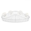 Raft Baie Colț Acrilic Transparent, Fixare Ventuze, 22.6x17x2.9cm, Etajeră Duș, Suport Șampon Săpun, Montare Fără Găurire