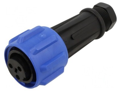 Conector Circular Mufă Mamă 3 Pin Filet Interior Rotire foto