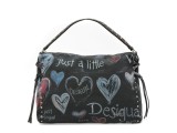 Cumpara ieftin Geanta DESIGUAL bleumarin, SAXA56, din material textil