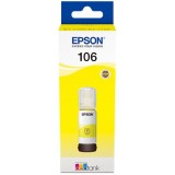 Cartus Cerneala Epson 106 EcoTank Yellow, 70ml, Pigment, C13T00R440, Compatibil ET-7700/7750