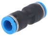 Conector Push-In Simplu FESTO QS-8, 8mm, Garnitura NBR, Accesorii Pneumatice