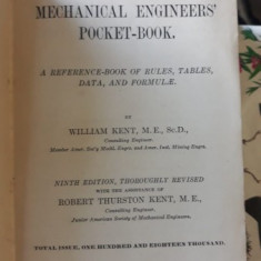 The Mechanical Engineers' Pocket-Book (9th Edition) - William Kent