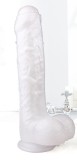 Dildo Realist Kylie Small Super Soft&amp;Flexibil Alb 20 cm Passion Labs