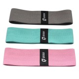 Banda elastica pentru antrenament, Qizo HKRBB2202, 34.5 x 8 cm, set 3 bucati