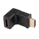 Adaptor HDMI tata la HDMI mama, cotit, L101150