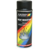 Cumpara ieftin Vopsea spray temperaturi inalte (+800 C) Negru Mat, Motip