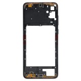 Carcasa Mijloc Samsung Galaxy A05 A055, cu Butoane Volum/Power, Navy (Negru), Bulk