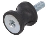 Atenuator de Vibrații M6 20mm Guma