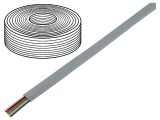 Cablu telecomunicații litat 6x28AWG argintiu 100m