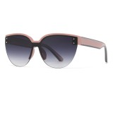 Ochelari de soare pentru femei 6506, pink / grey