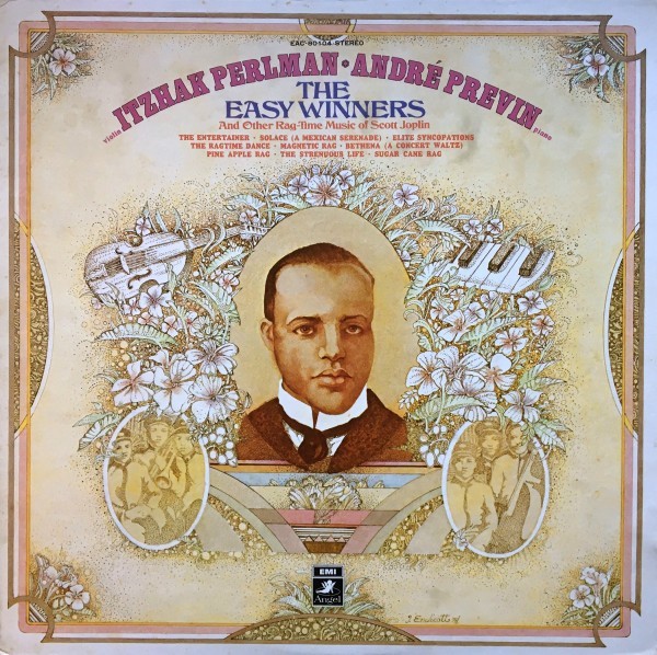 Vinil LP # &quot;Japan Press&quot; Itzhak Perlman / Andr&eacute; Previn &ndash; The Easy Winners And Other Rag-Time Music of Scott Joplin (EX)