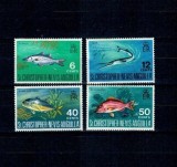 St. Kitts Nevis Anguilla 1969 - Pești, fauna, serie neuzata