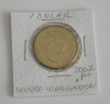 M3 C50 - Moneda foarte veche - 1 dollar George Wasignton P - America USA - 2007, America de Nord