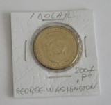 M3 C50 - Moneda foarte veche - 1 dollar George Wasignton P - America USA - 2007, America de Nord