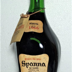 B 49 VIN rosu RISERVA, SPANNA, vino tipico, recoltare 1966 cl 72 gr 13