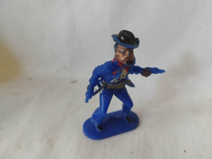 bnk jc Figurine de plastic - Jean Hoeffler - cowboy cu pistoale
