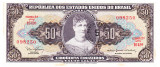 Brazilia 5 Centavos pe 50 Cruzeiros 1966-67 P-183b Seria 098250