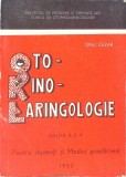 Curs Otorinolaringologie Dinu Cezar, Litografia IMT 1982, 338 pagini, Carte Medicina ORL