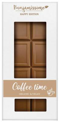 Ciocolata Coffe Time Bio 60 grame Benjamissimo foto