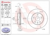 Disc frana BREMBO 09.A969.11