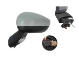 Oglinda exterioara Citroen C3, 03.2010-12.2016, Stanga, reglare electrica; grunduit; incalzita; geam convex; cromat; pliere electrica; 9 pini; cu sem