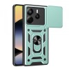 Husa pentru Xiaomi Redmi Note 14 4G (Standard), Techsuit, CamShield, Verde