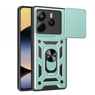 Husa pentru Xiaomi Redmi Note 14 4G (Standard), Techsuit, CamShield, Verde foto