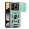 Husa pentru Xiaomi Redmi Note 14 4G (Standard), Techsuit, CamShield, Verde