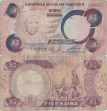 1984 , 5 naira ( P-24a ) - Nigeria