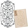 Șablon din plastic reutilizabil // CLASIC - ORNAMENT BAROC #2 - MEDIU (43x64cm)