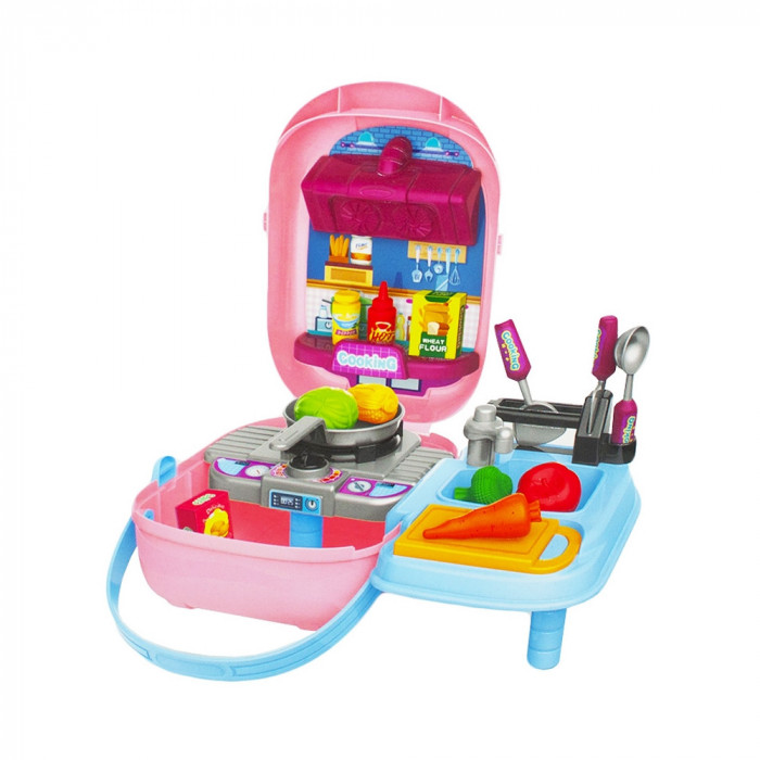 Set bucatarie, in gentuta, 7Toys