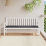 vidaXL Pernă de bancă de grădină antracit 180x50x3 cm textil oxford