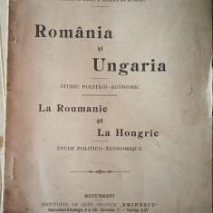 Romania și Ungaria (Andrei A. Popovici, ed. bilingva romana-franceza, 1906)