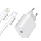 Incarcator pentru orice model de Phone si Pad, cablu Lightning - usb c si adaptor 20W, PriStyle