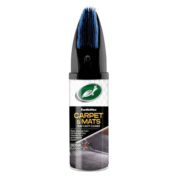 Spray curatare covorase mocheta si covorase cauciuc , cu perie Turtle Wax Power Out Carp&amp;Mats 400ml AutoDrive ProParts