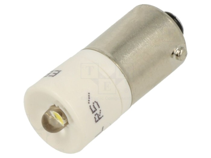 Lampă de control LED alb cald 28V