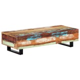 Cumpara ieftin Masuta de cafea, 120 x 50 x 30 cm, lemn masiv reciclat si otel